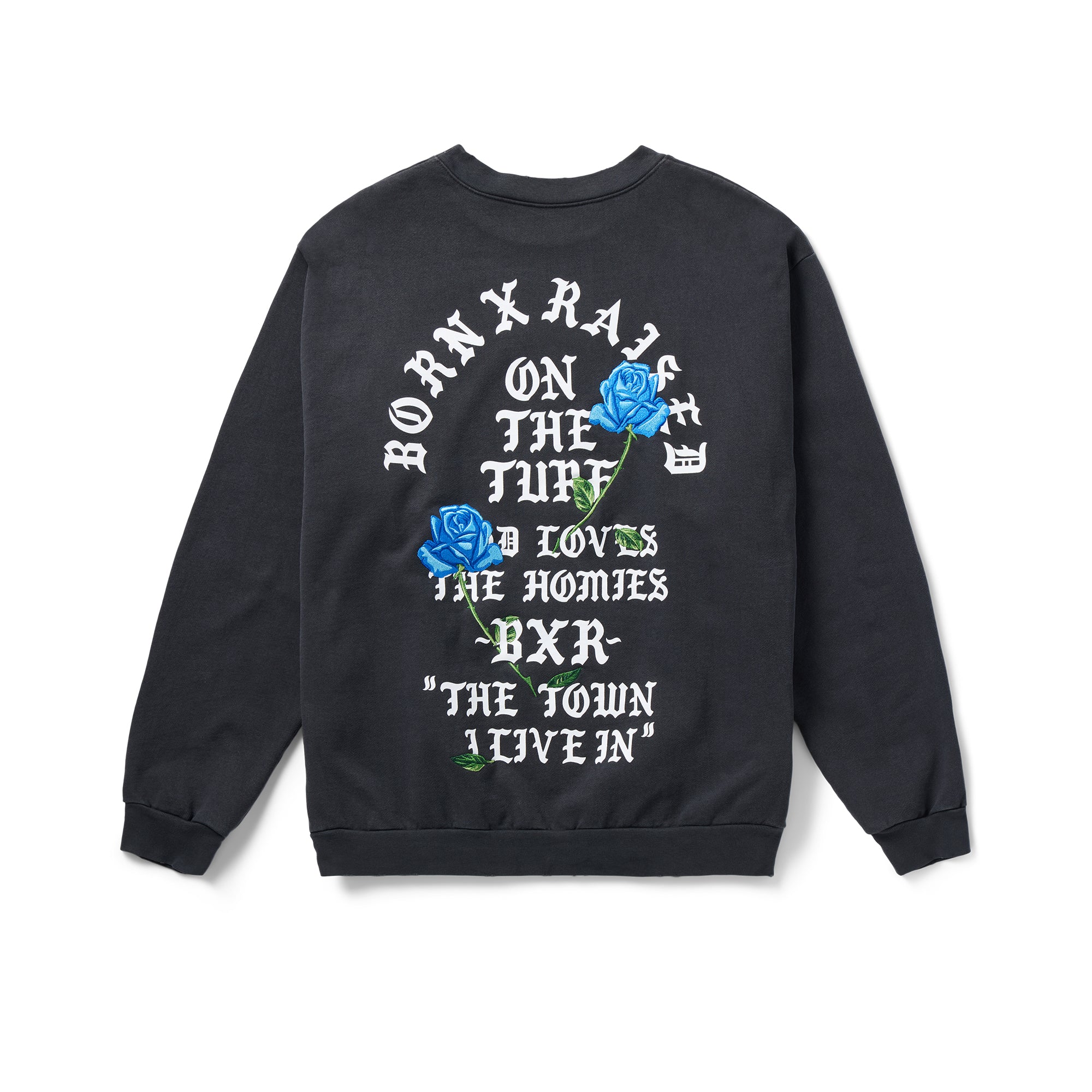 THORNS MEMORIAL CREWNECK: VINTAGE BLACK