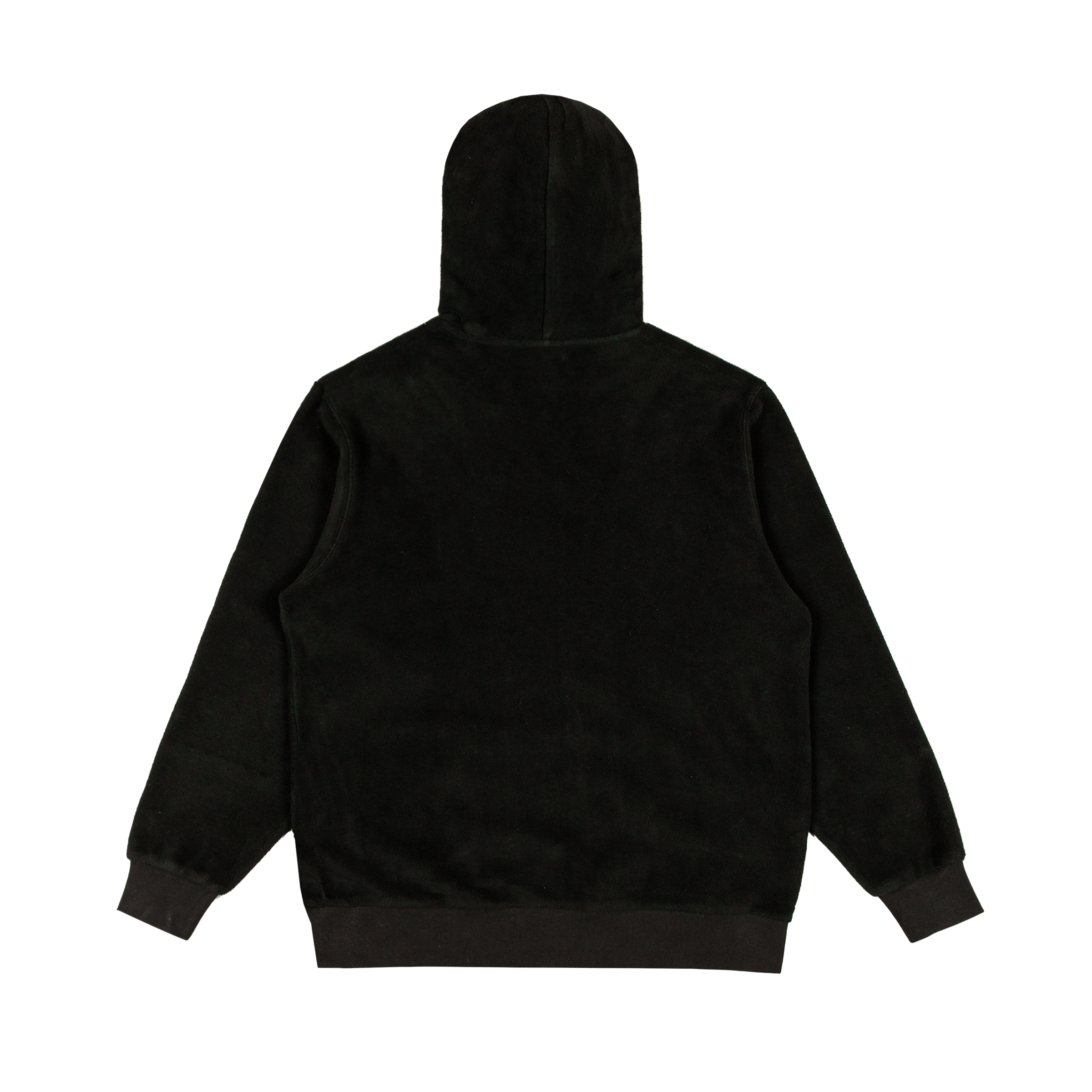 BXR EMBROIDERED INSIDE OUT ZIP-UP HOODIE: BLACK – Born X Raised