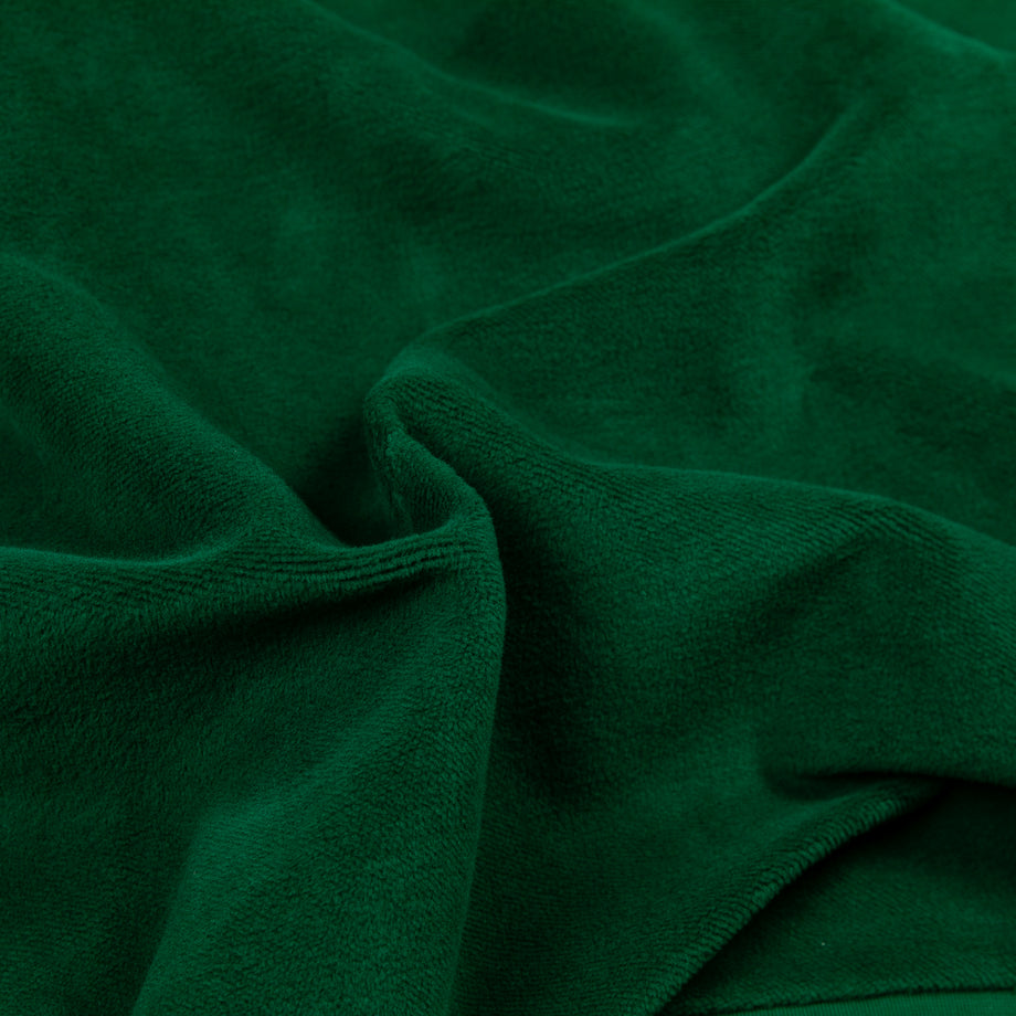 BXR EMBROIDERED INSIDE OUT ZIP-UP HOODIE: HUNTER GREEN – Born X Raised
