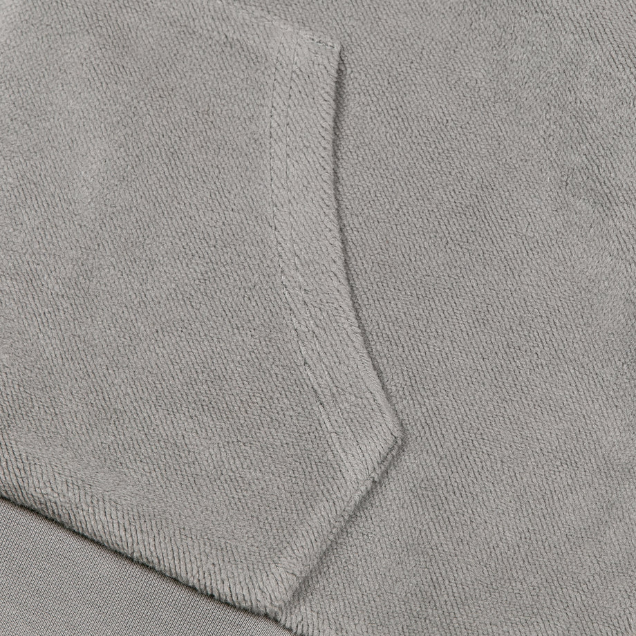 BXR EMBROIDERED INSIDE OUT ZIP-UP HOODIE: GREY – Born X Raised