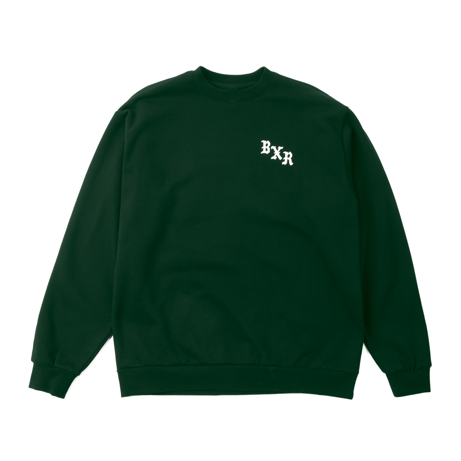 【正規逆輸入品】 RAISED X BORN + EMERALD CREWNECK: MEMORIAL TUNES LOONEY トップス